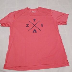 Zyia Active Breathable Tshirt XXL Pink Navy